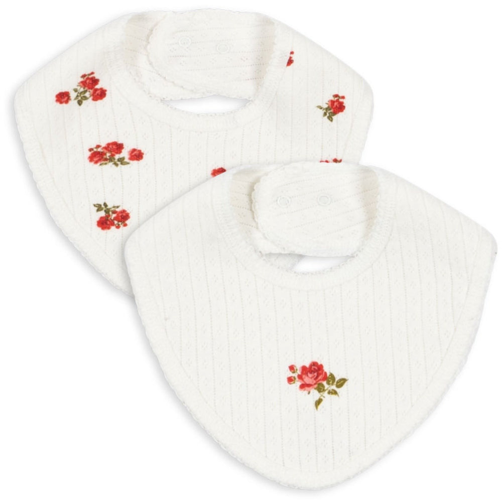 Køb Konges Sløjd Rose Red/Snow White Minnie 2 Pak Hagesmæk