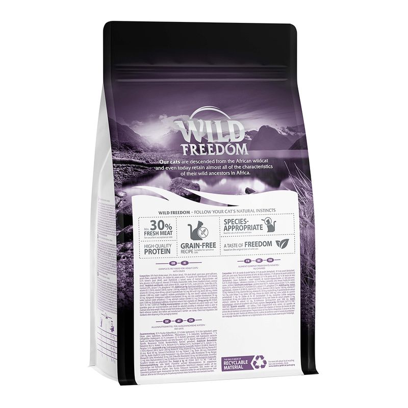 Wild Freedom Adult Wild Hills Sterilised, canard - sans céréales