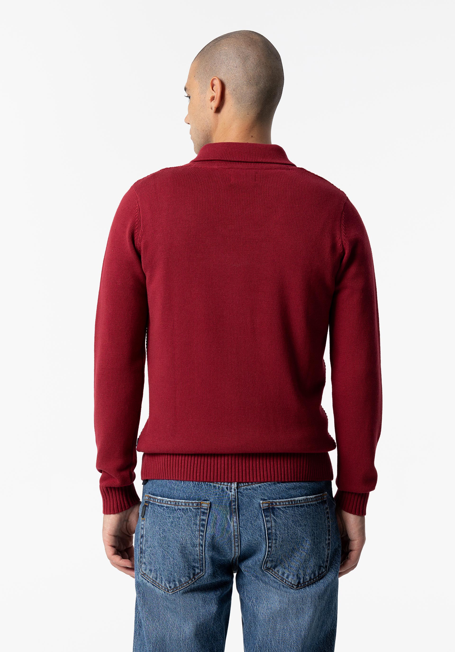 Camisola de Malha Decote Envolvente