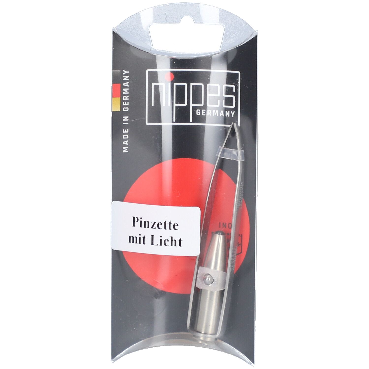 Nippes Pinzette mit Licht