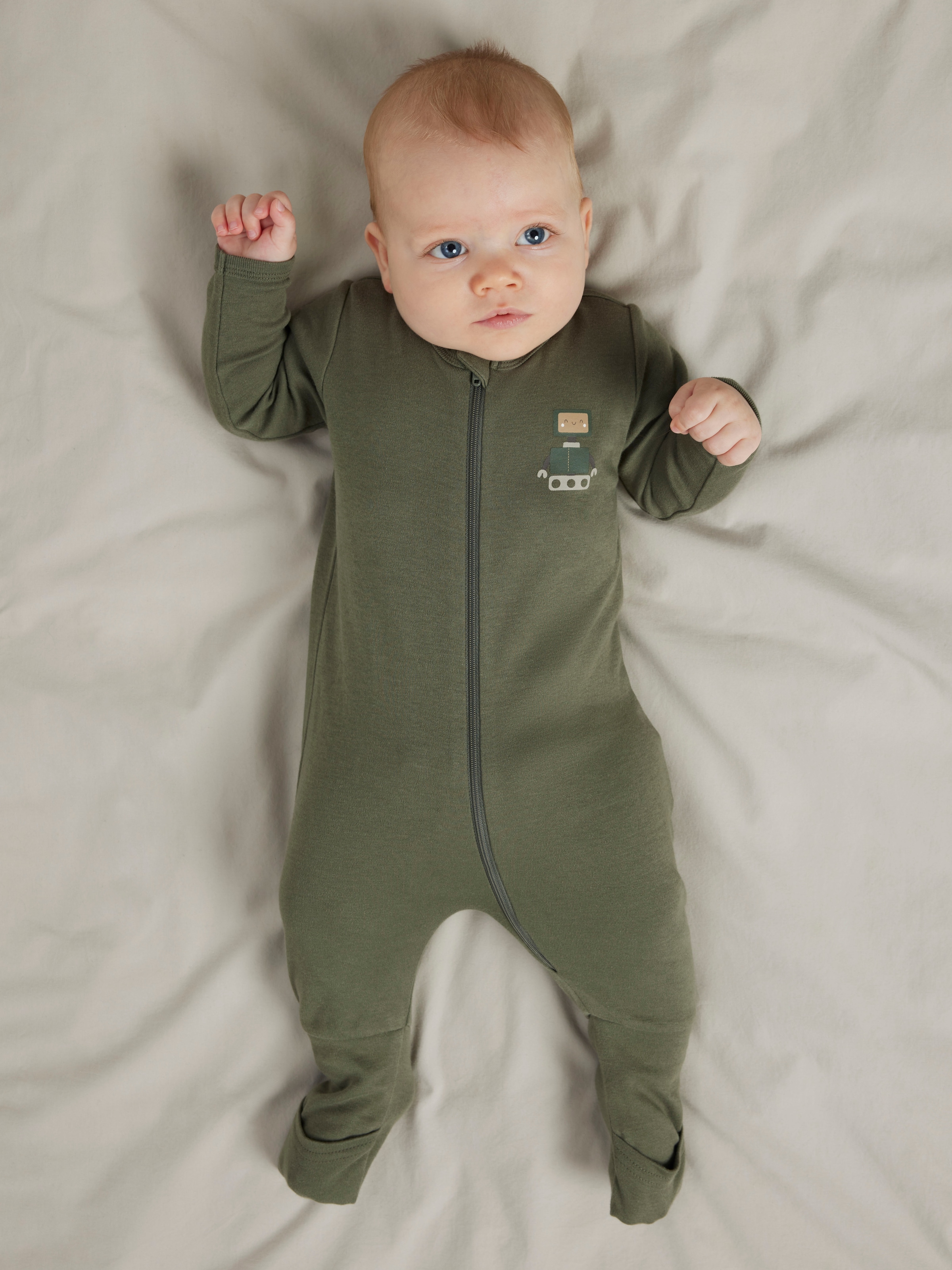 Name It Pyjama »NBMNIGHTSUIT 2P ZIP FF ROBOT NOOS« Packung, 2 Stk. tlg.,
