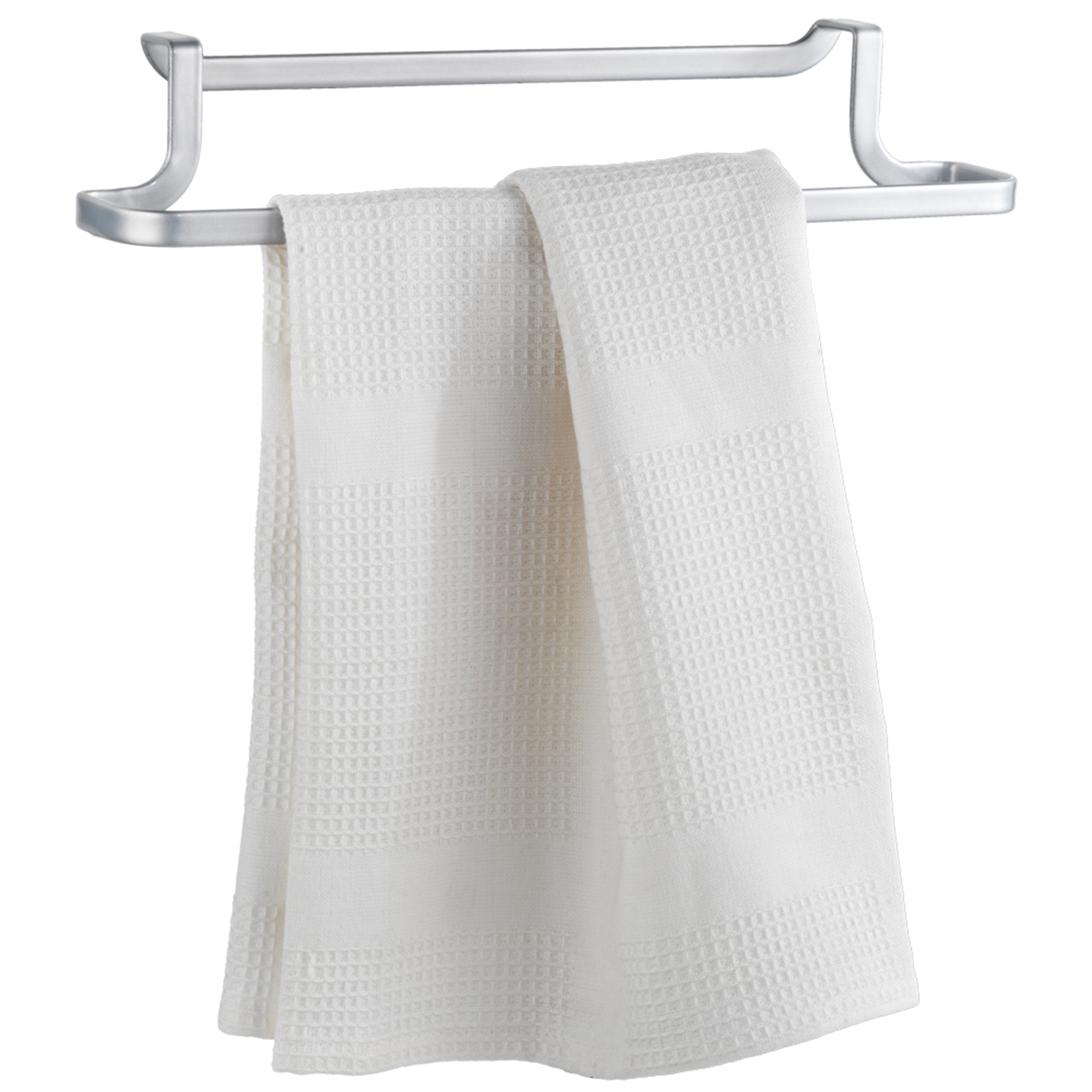 Handtuchhalter - silber - Kunststoff