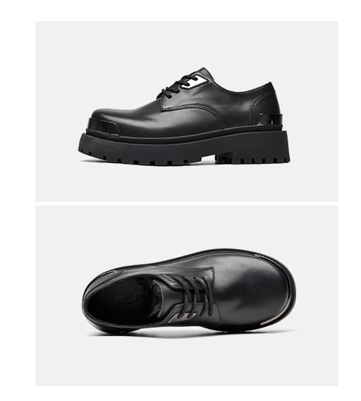 Malnia Home - Veterschoenen met metalen neus en imitatieleer