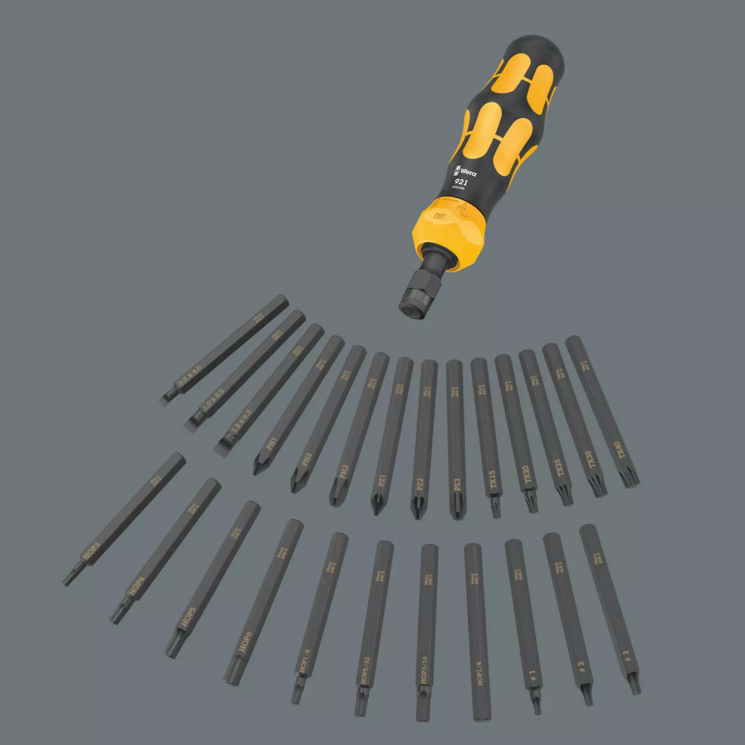 Wera 05018110001 Kraftform Kompakt 900 Set 1 Bitschroevendraaier - 1/4