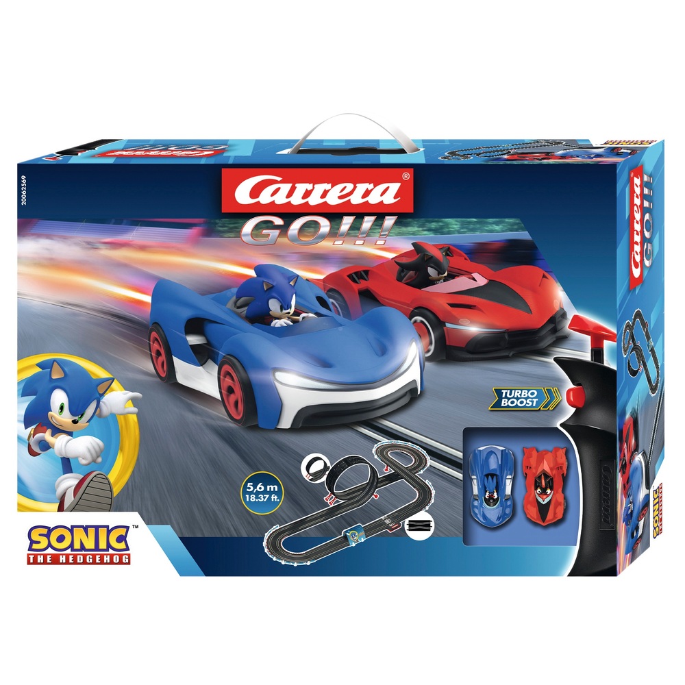 Carrera Go!!! - Sonic the Hedgehog 5,6 m Rennstrecke, Maßstab 1:43