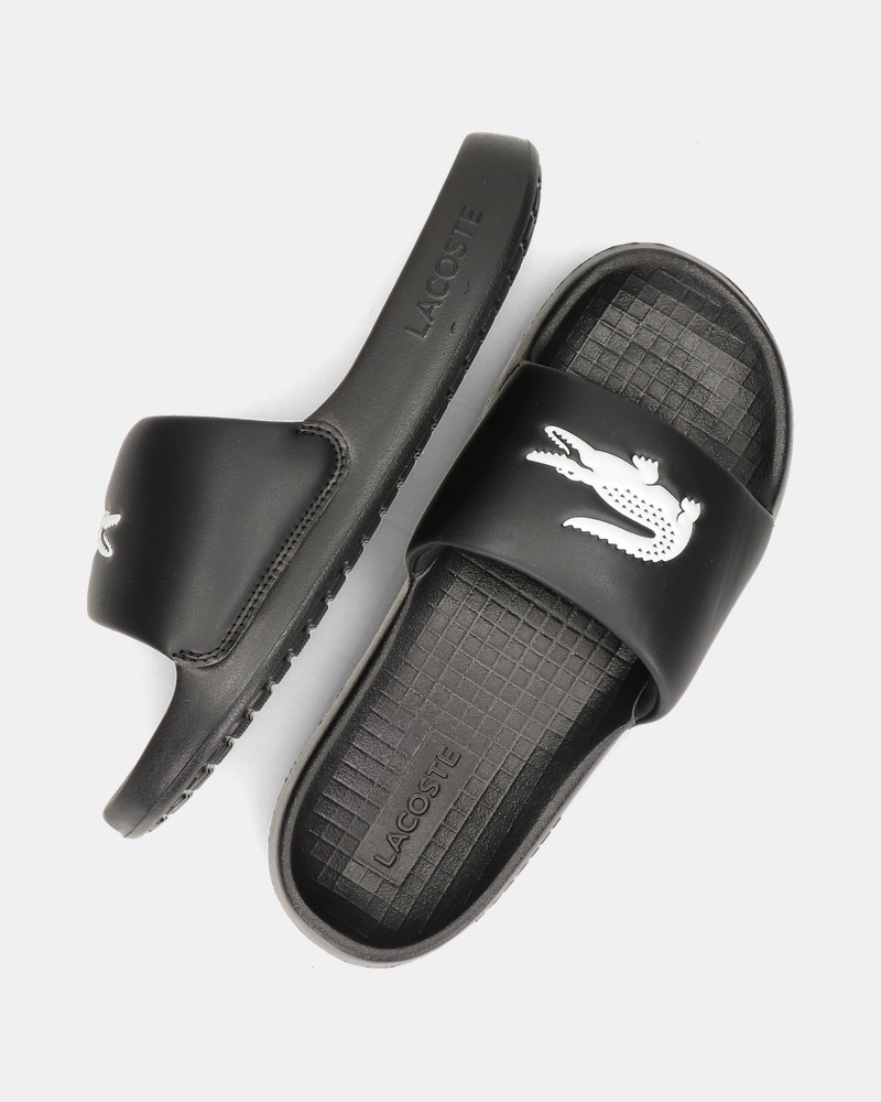 Lacoste Serve Slide Slippers  - zwart