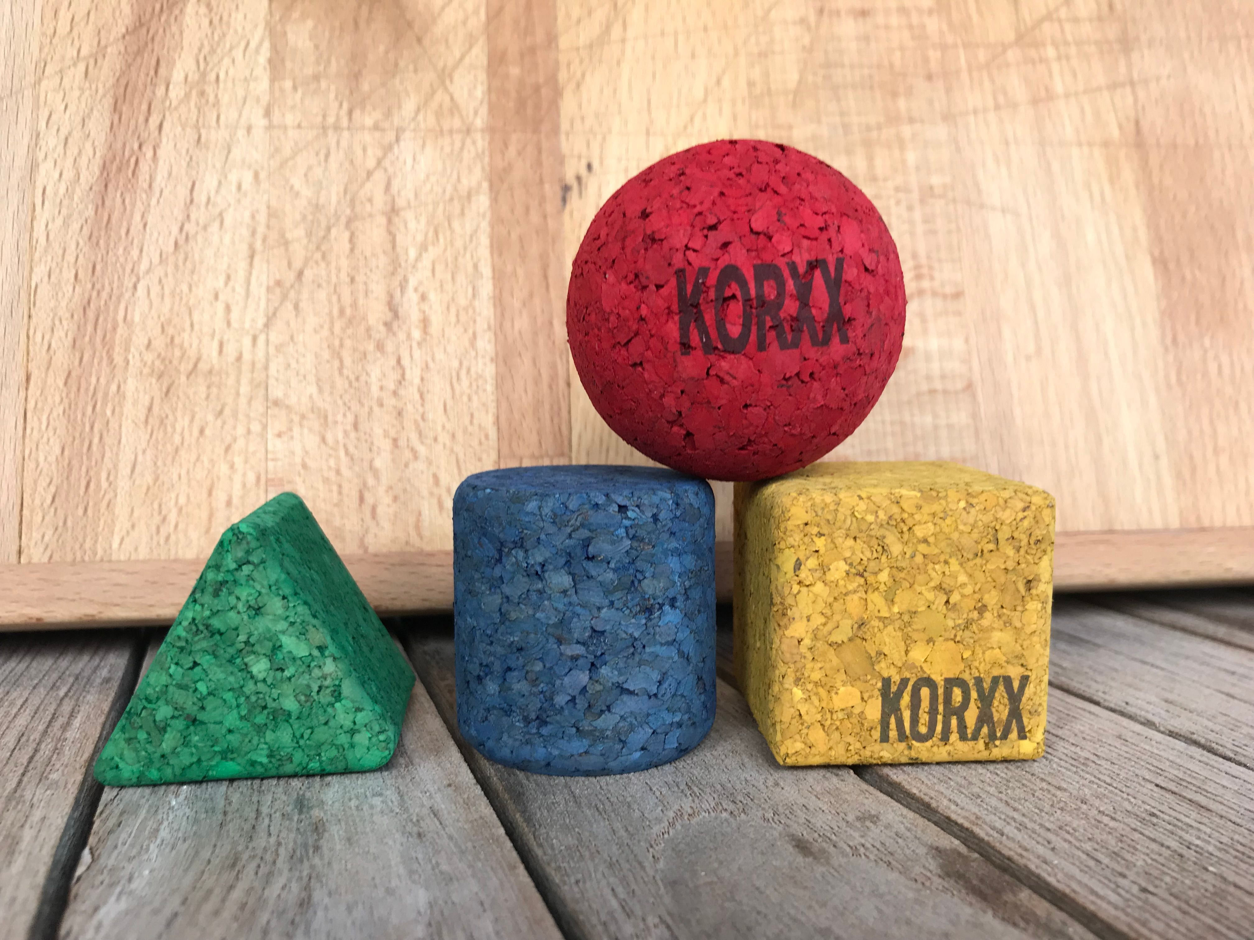 KORXX Geo-Set 4 C Korkspielzeug