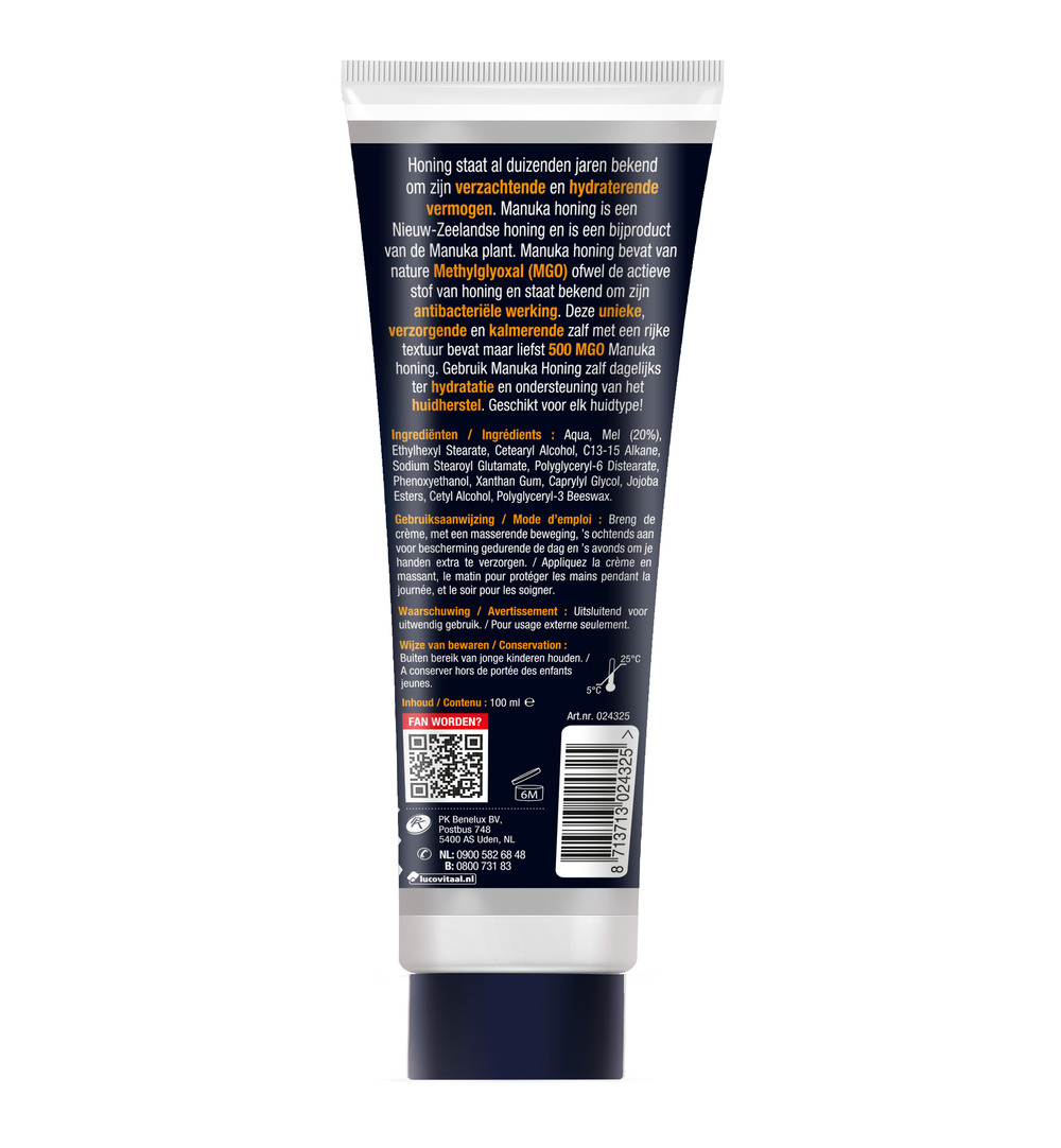 Lucovitaal Manuka Honingzalf 500 MGO (100 ml)