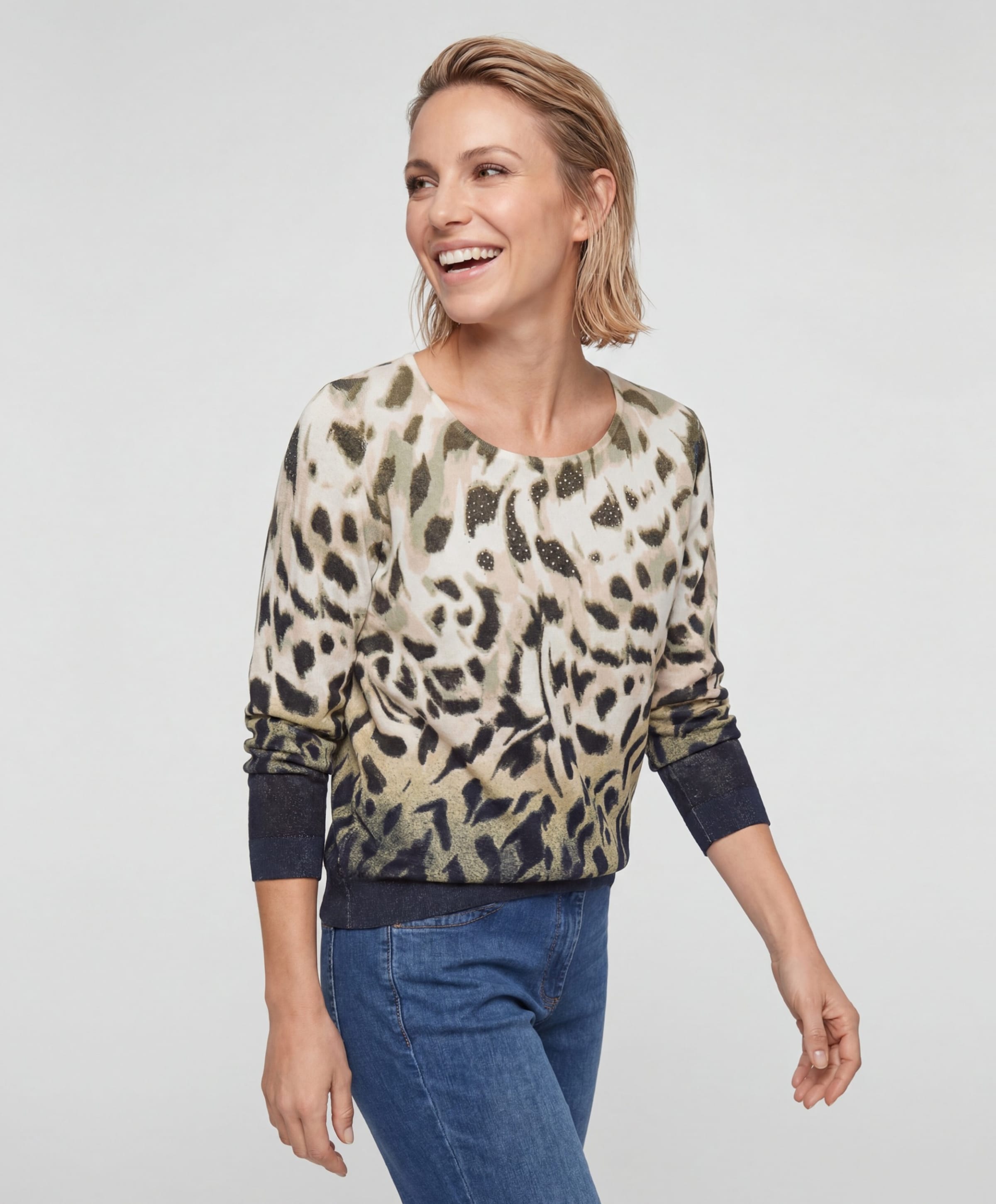 Olsen Dames trui groen