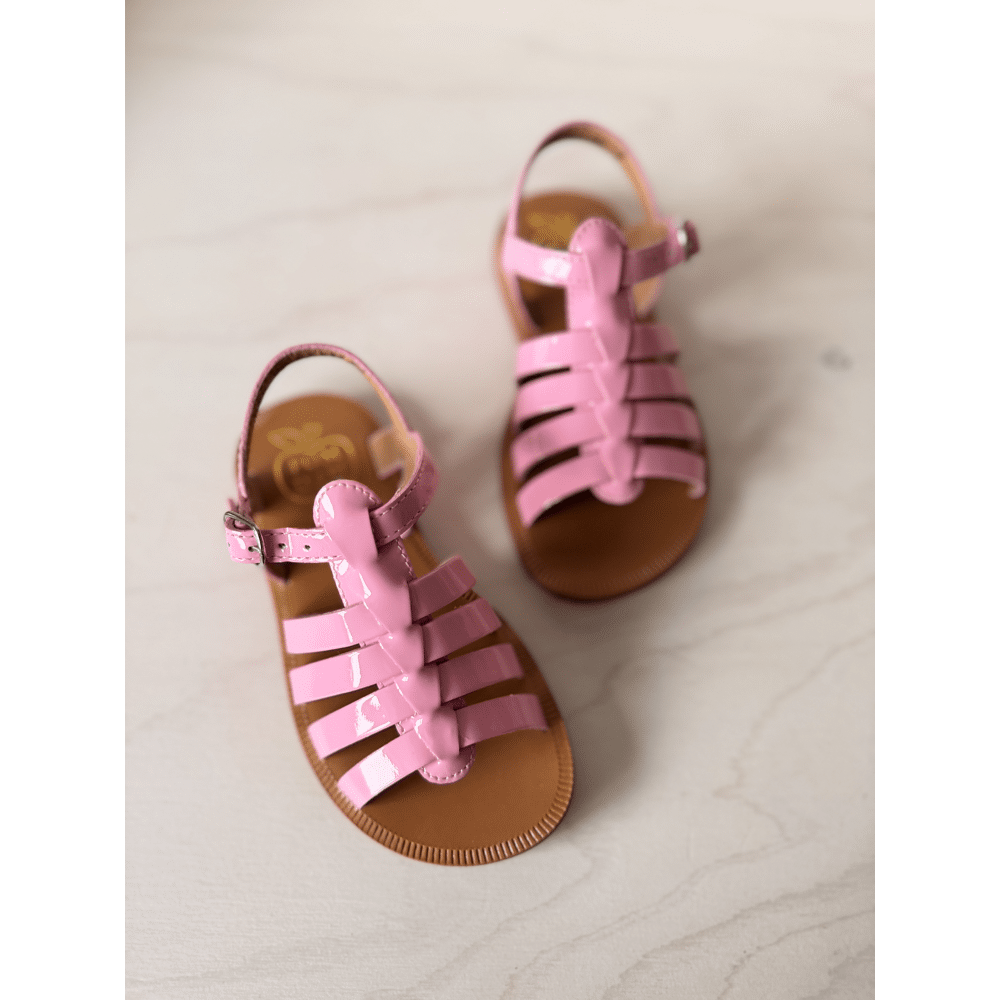 POM D'API - Plagette Strap Vernis - Candy Roze