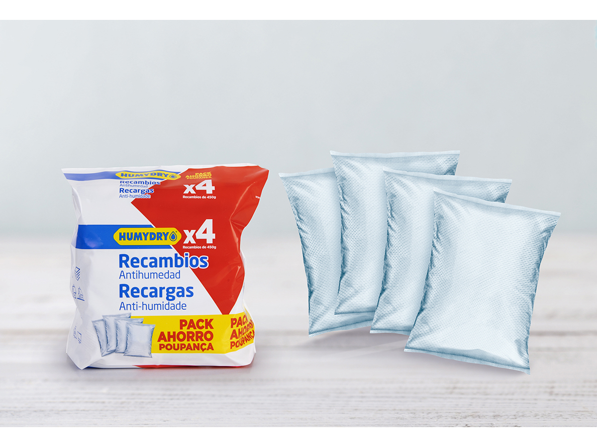 ANTI HUMIDADE HUMYDRY RECARGAS 4X450G