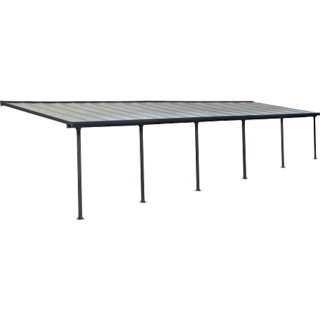 Palram - Canopia Feria terrasseoverdækning sampak 30,5 m2 - antracitgrå