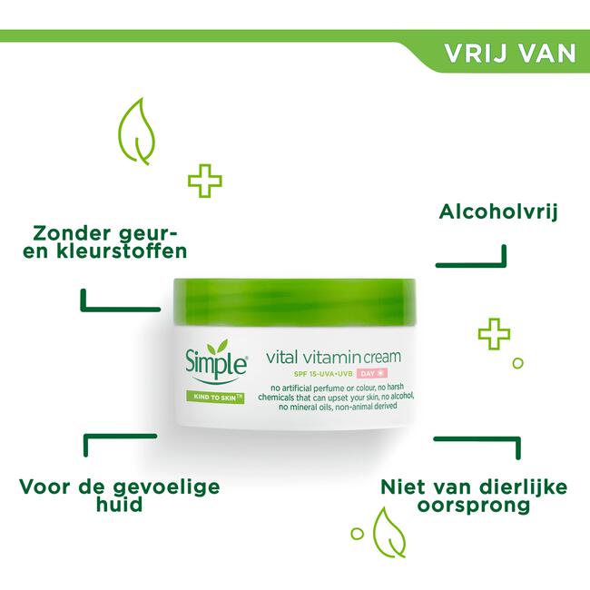 Simple Kind to Skin Vital Vitamin Dagcrème 50 ml