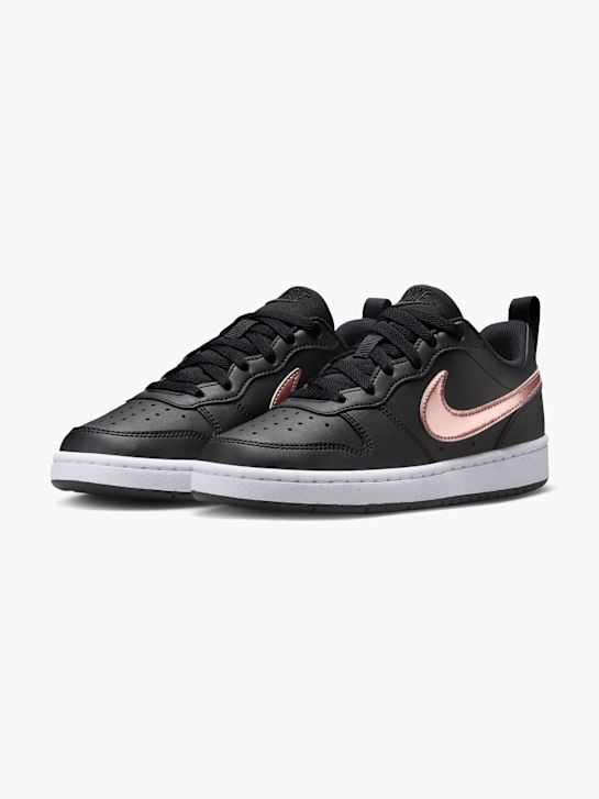 Nike COURT BOROUGH LOW RC SE GS Sneaker Schwarz