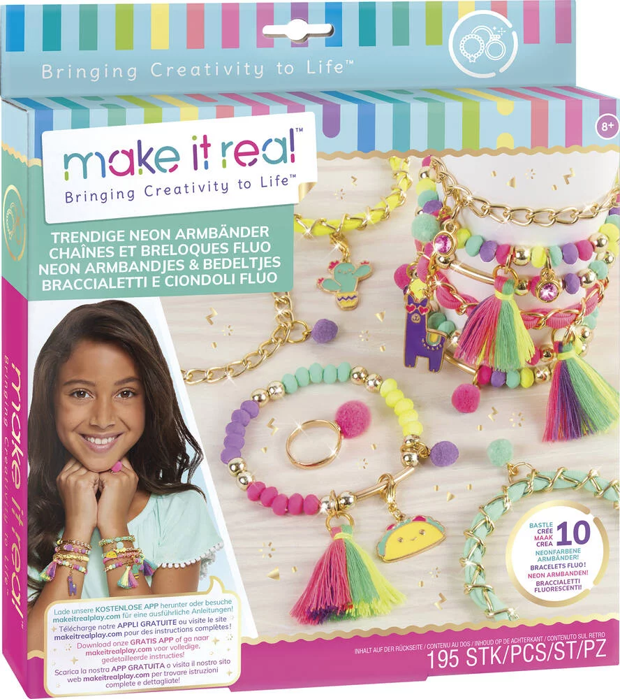 MAKE IT REAL - CHAINE ET BRELOQUE FLUO