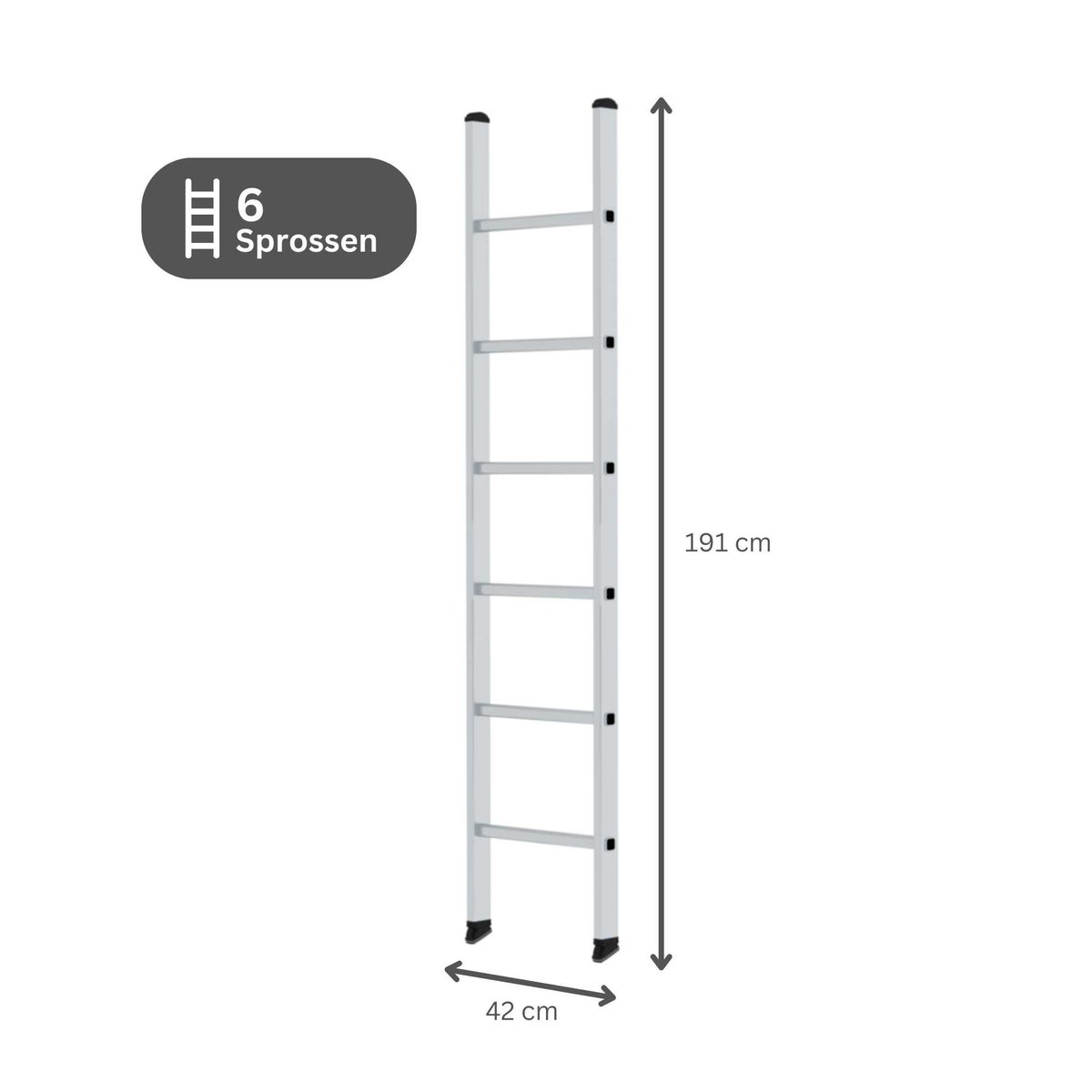 PROREGAL Sportenladder zonder dwarsbalk 6 sporten