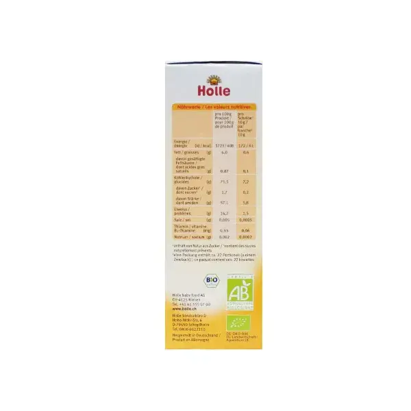 Biscoitos de Espelta Orgânicos Holle +6m 2 x 100g