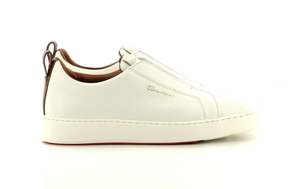 SANTONI - SNEAK AIR 21959 CBE BLANC