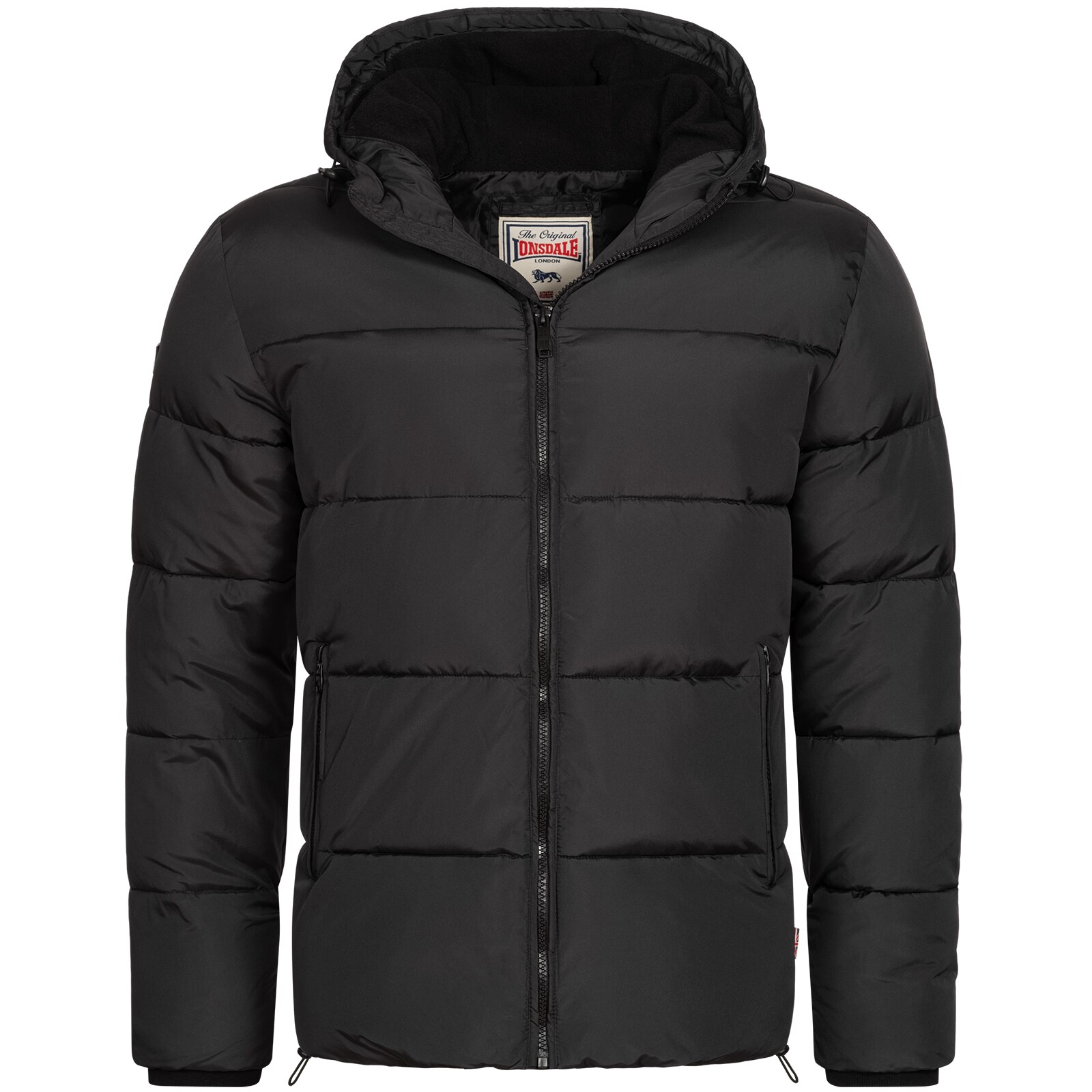 Lonsdale Herren Winterjacke mit Kapuze normale Passform GARKER