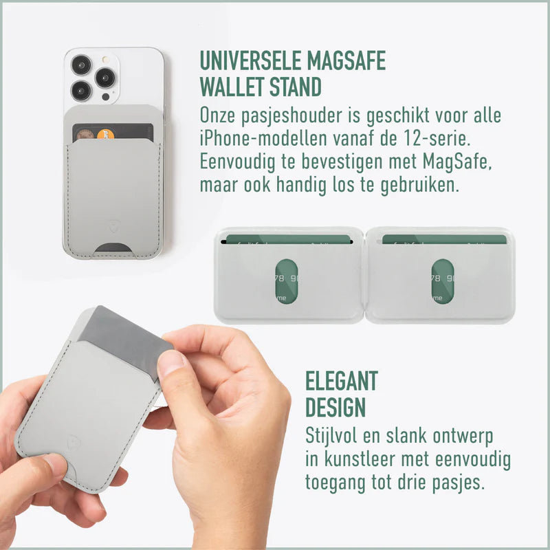 Valenta Wallet MagSafe Stand Creme
