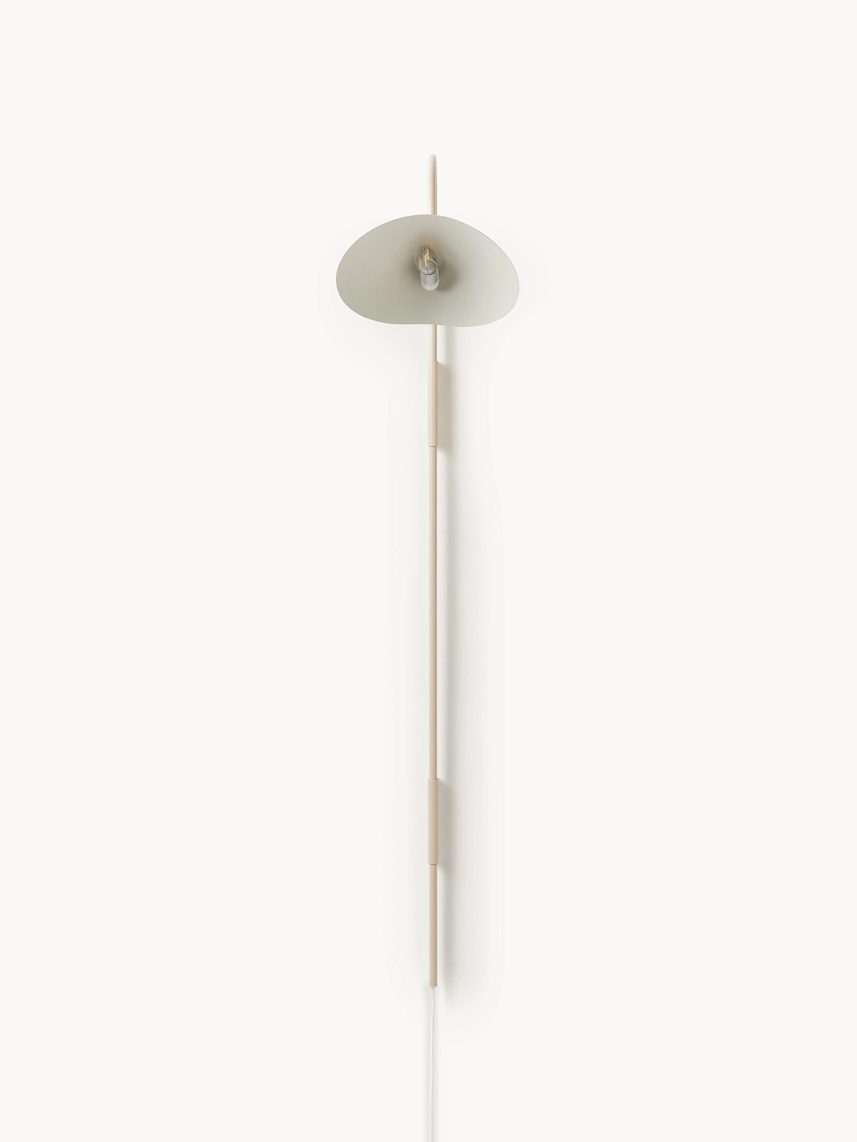 Grote wandlamp Arum met stekker, verstelbaar