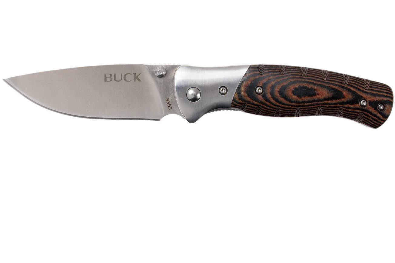 Buck Selkirk Small Micarta, 0835BRS-B zakmes