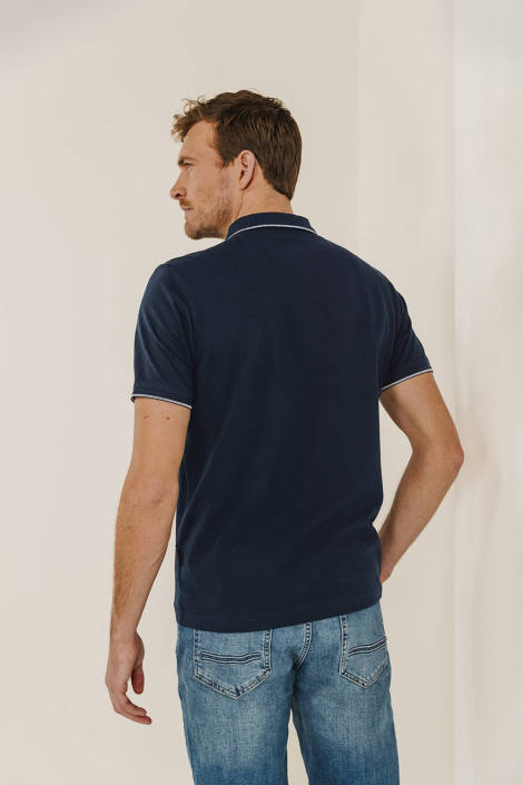 State of Art blauwe heren polo
