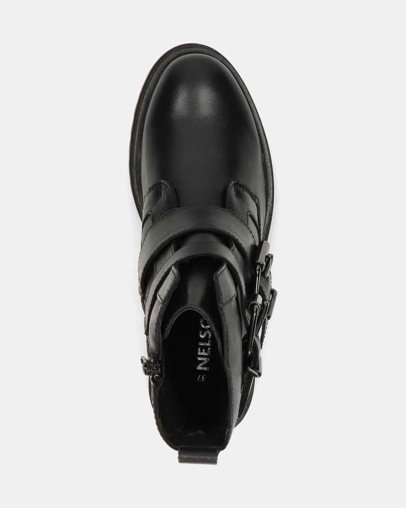 Nelson Bikerboots  - zwart