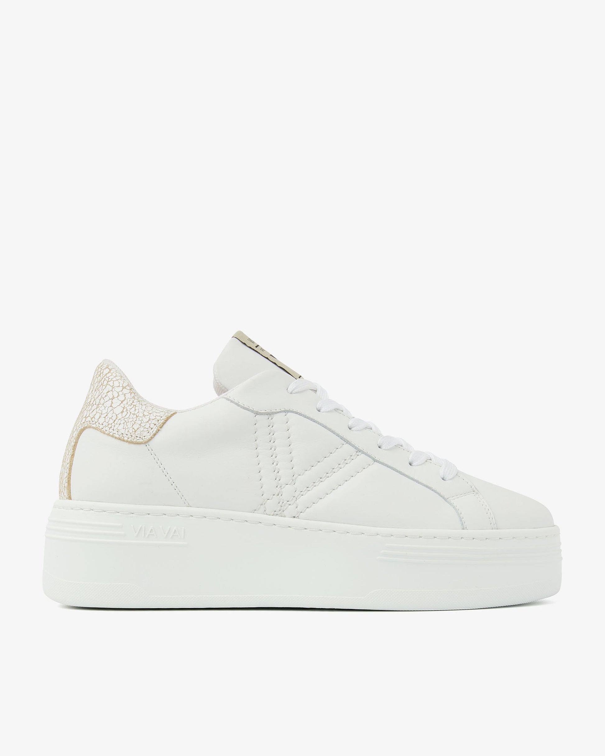VIA VAI witte dames sneakers Isa Layne
