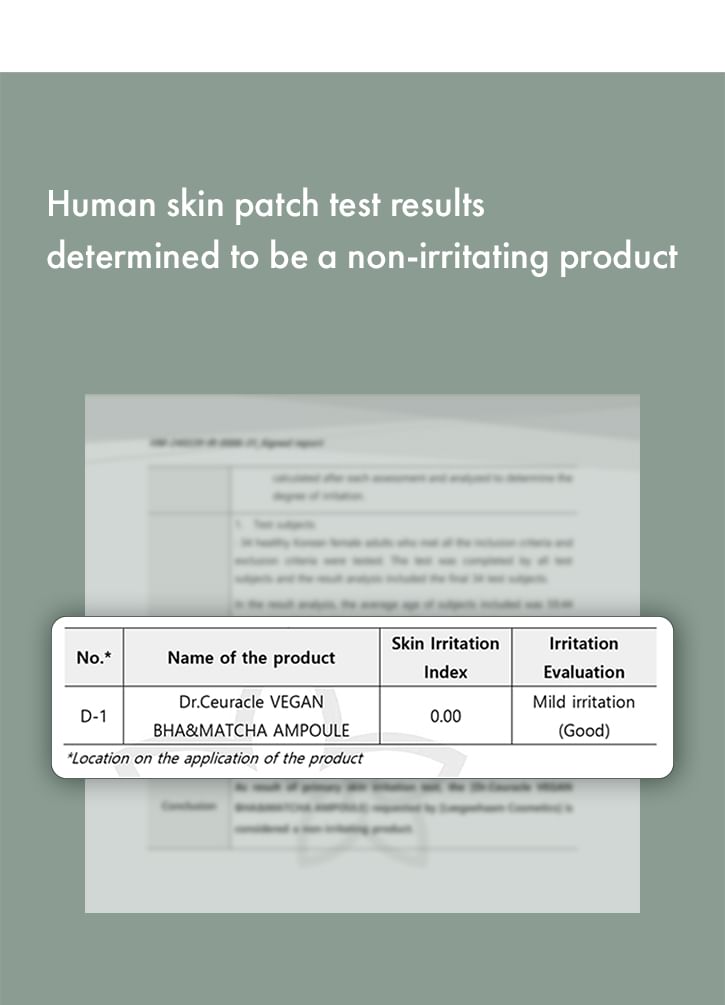 Dr. Ceuracle - Vegan BHA & Matcha Ampul