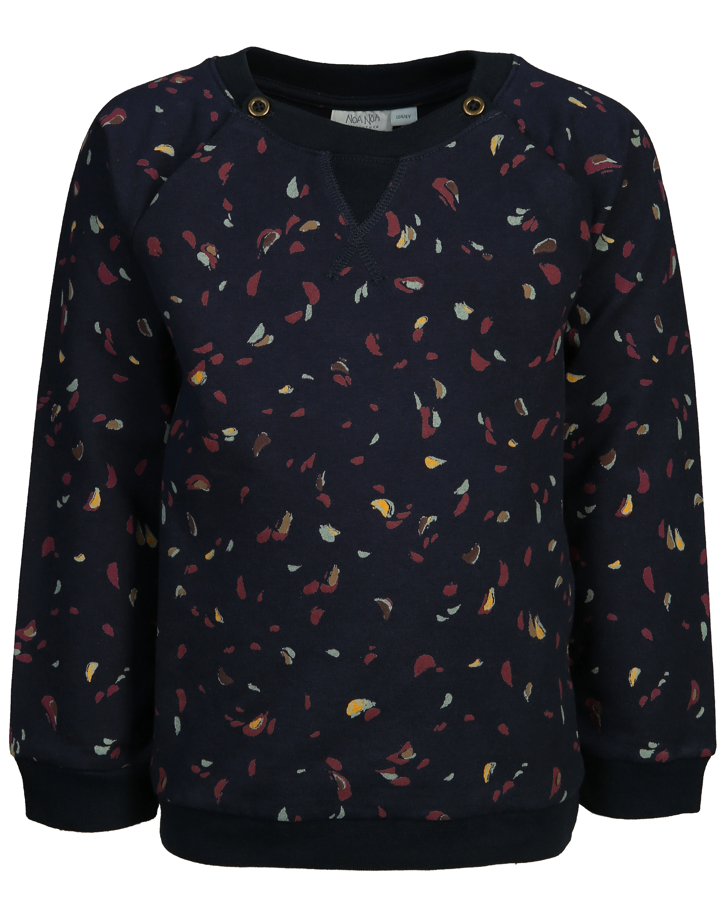 Sweatshirt JABARI gemustert in print blue