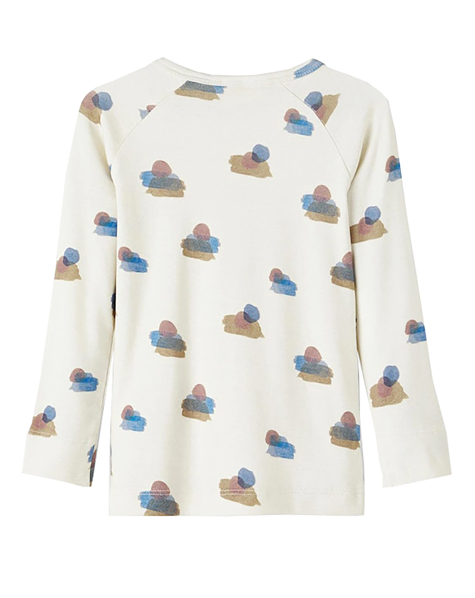 Henley-Langarmshirt NMMGEO in turtledove