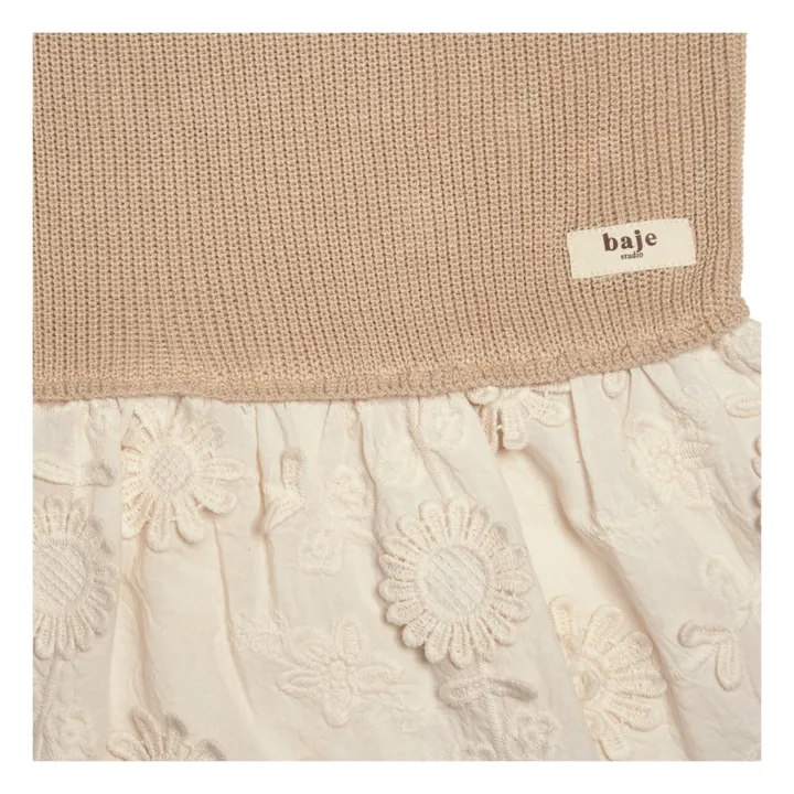 Baje Studio Robe Mesi Brodée | Sable