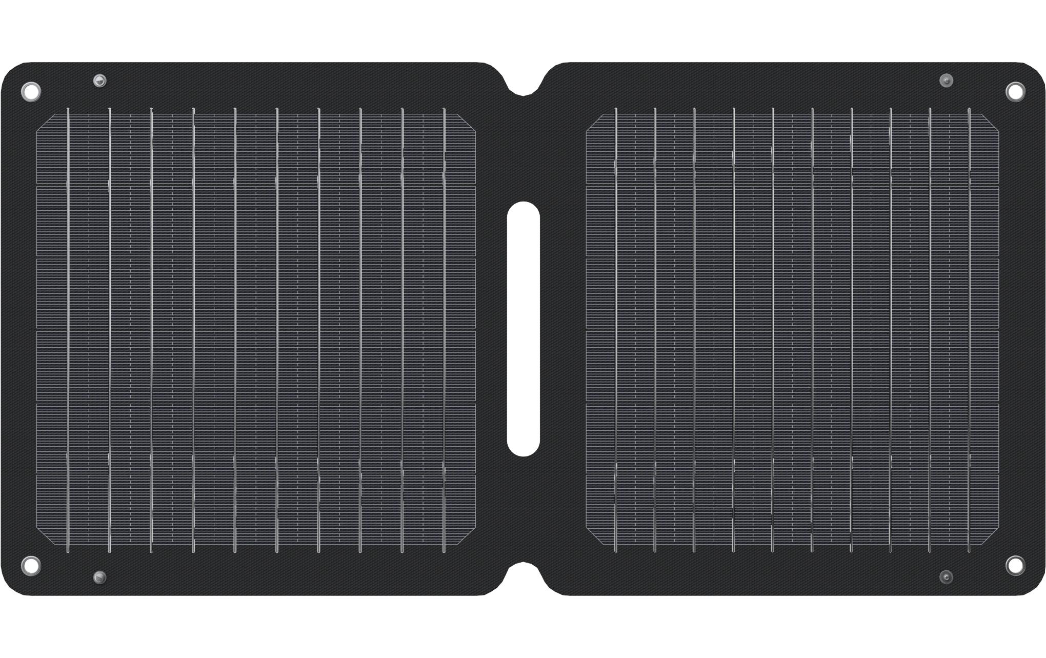 Solarpanel SolarBooster 14 WFaltbares 14-W-Solarmodul mit zwei USB-Ladeanschlüssen