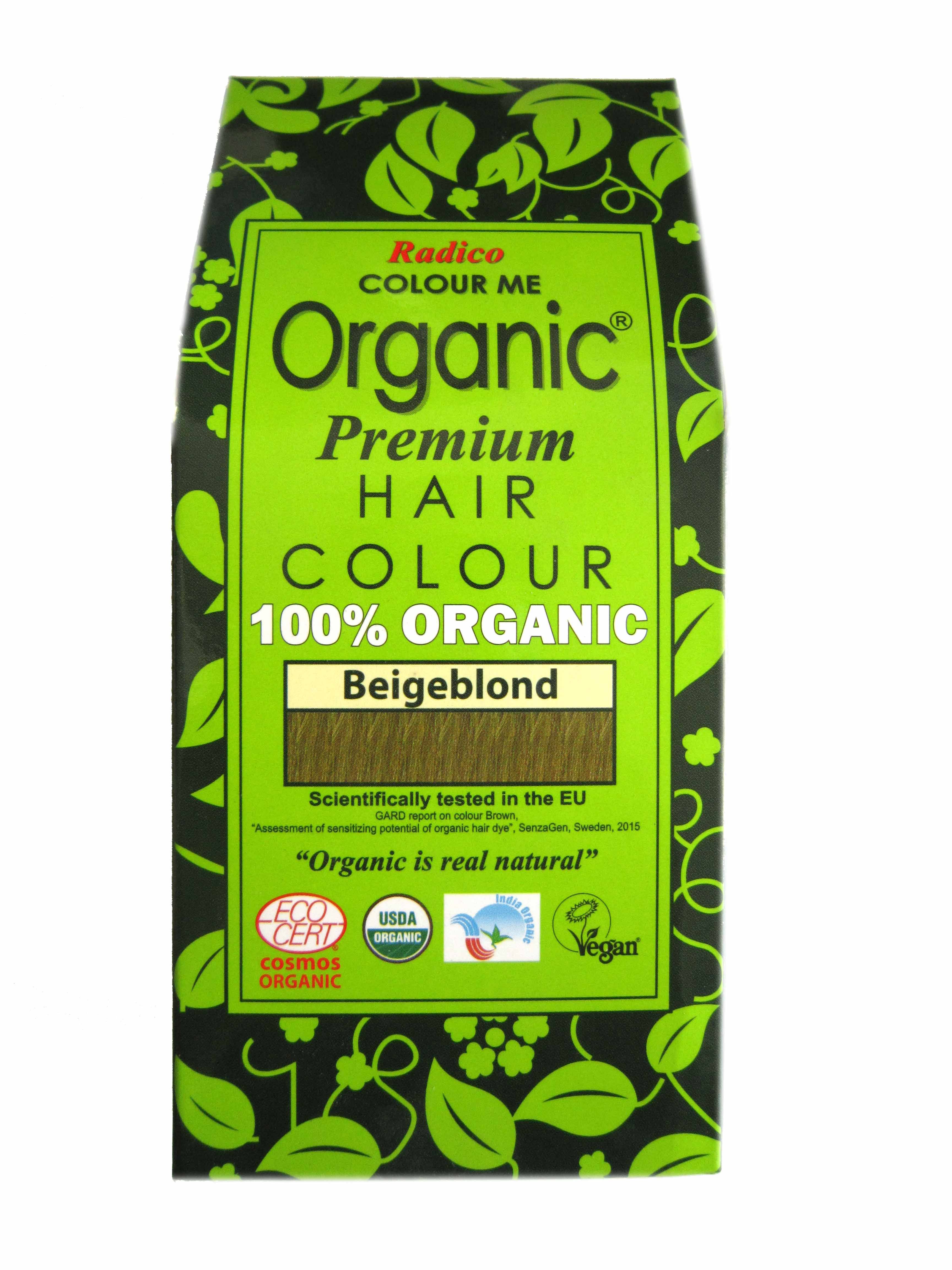 Radico Colour Me Organic  Pflanzenhaarfarbe Beigeblond 100 g