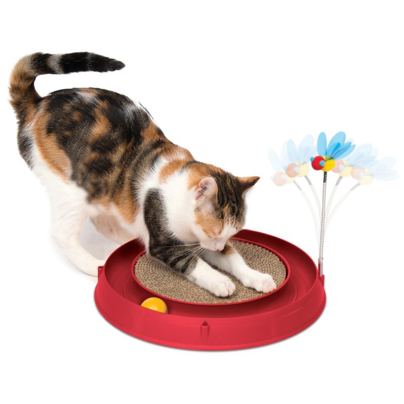 Jouet 3 en 1 Catit Play-N-Scratch