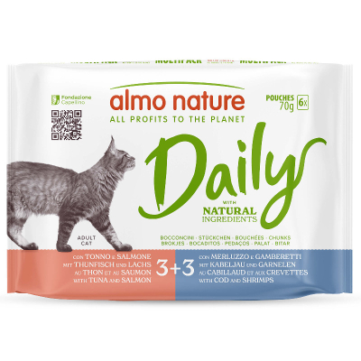 Almo Daily Mutlipack Fisch 6x70g