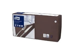 Serviett Tork 33x33 cm 3-lags Brun, 10 pk x 150 stk/lott