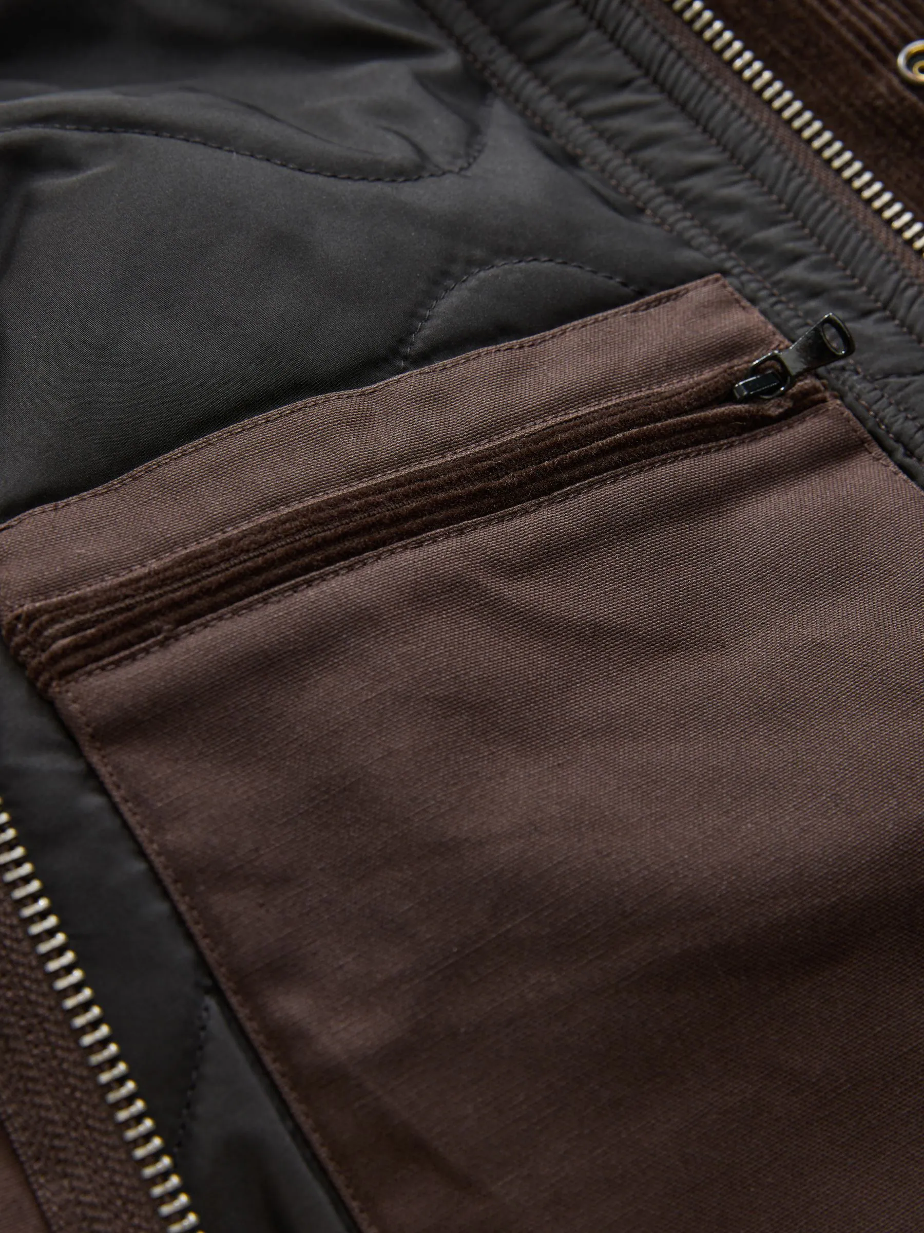 Bruin - Wax Corduroy Collar Barn Jacket