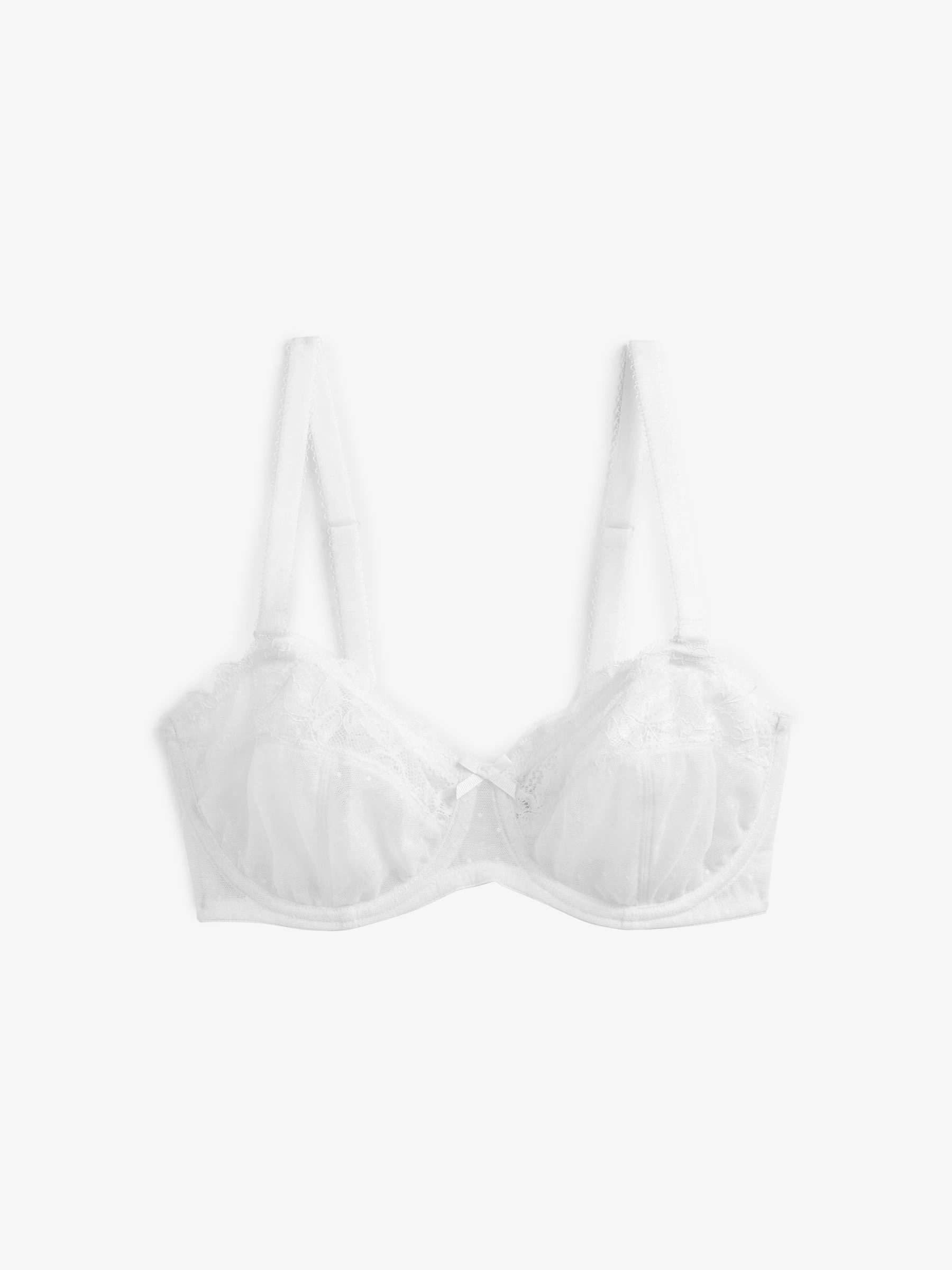 Wit - Strapless beha zonder vulling in cup DD+