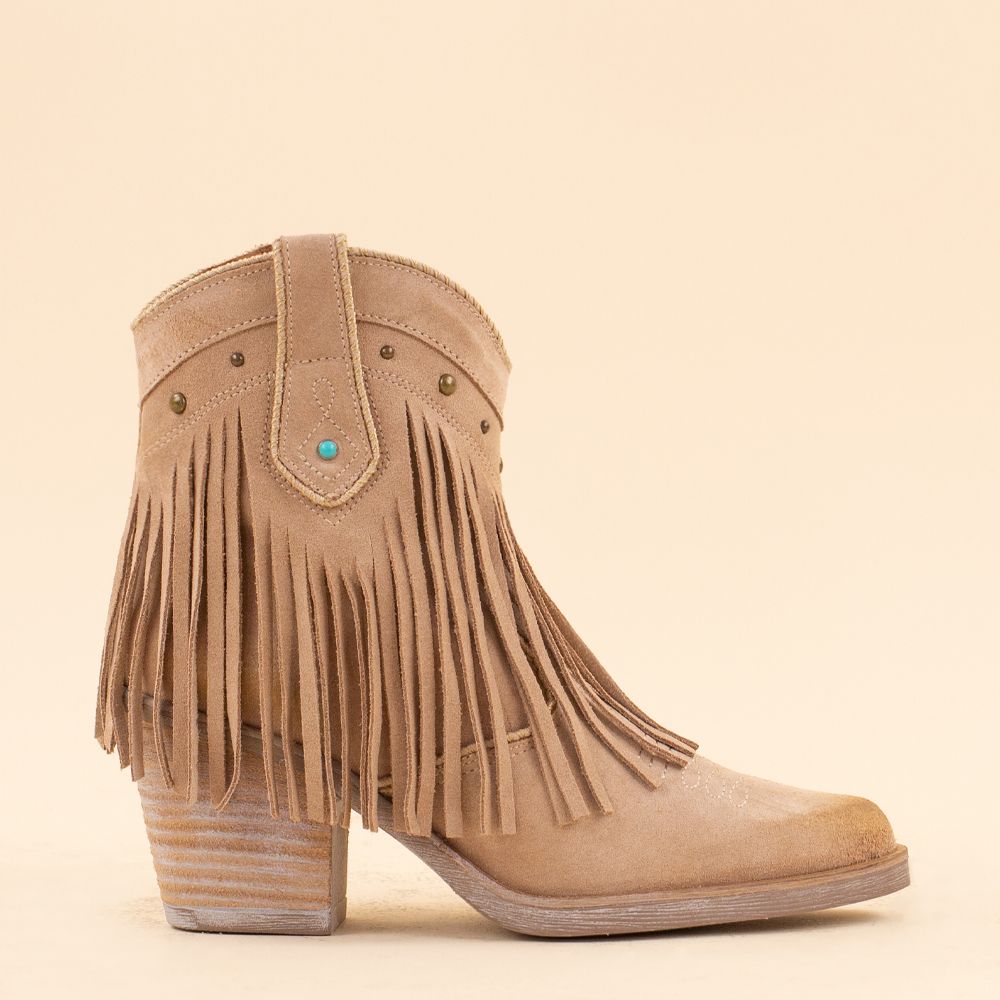 Nemonic 2299 boho boots lichtroze