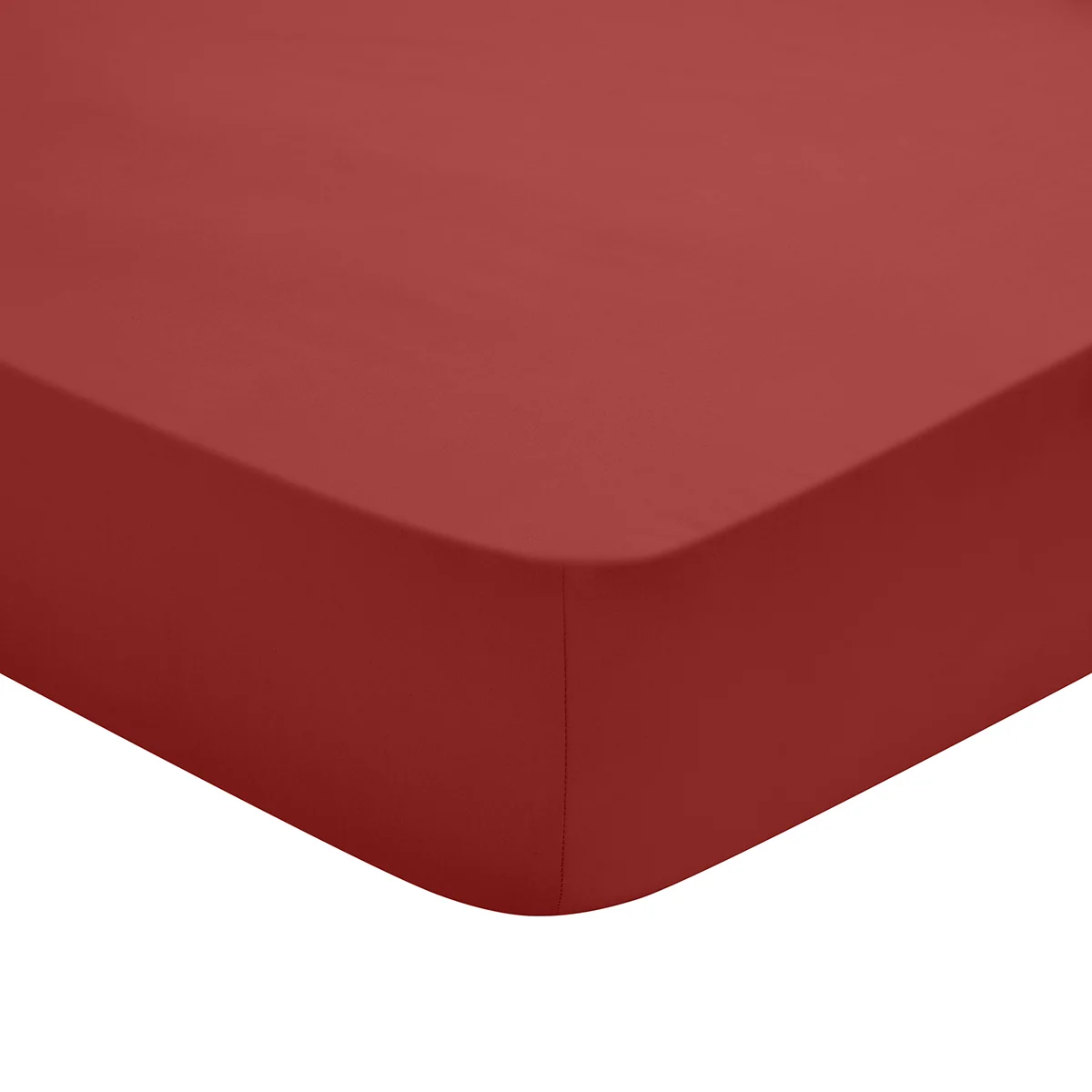 Drap Housse Studio Coton Rouge