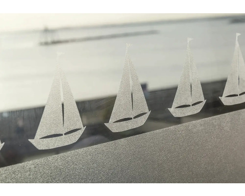 dc-fix® statische glasdecoratiefolie Melkachtig 45x150 cm