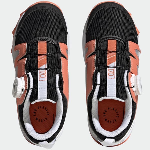 Chaussure trail ADIDAS TERREX AGRAVIC BOA K CORE BLACK/CRYSTAL WHITE/IMPACT ORANGE