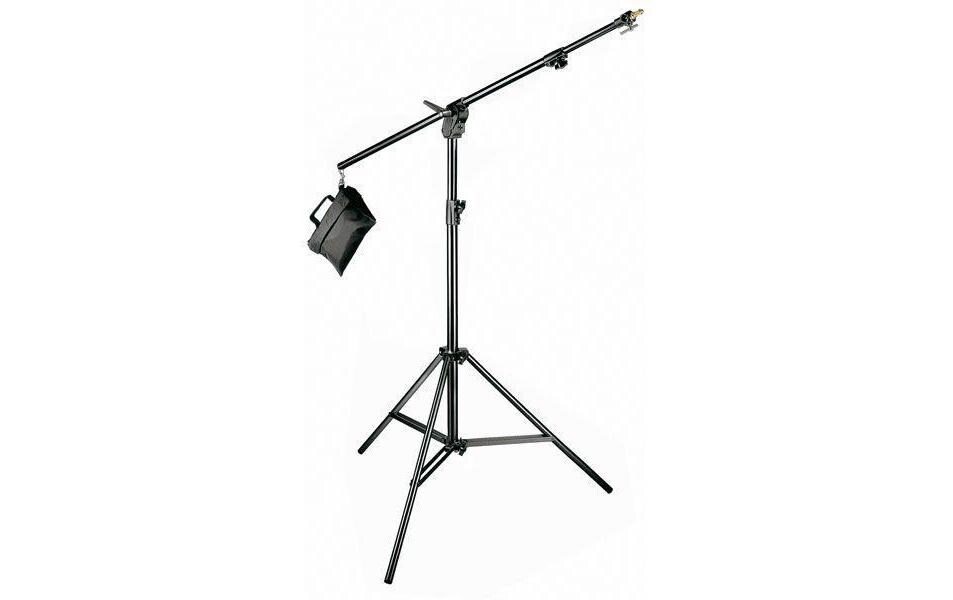Stativ 420B Schwarz<br>Robustes Galgenstativ mit Doppelfunktion