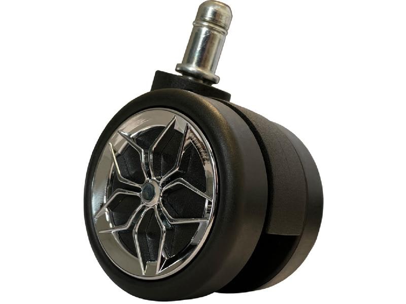 LC-Power Rollen LC-CASTERS-2-DRIFT 5er Set Chrom Gaming-Rollenset
