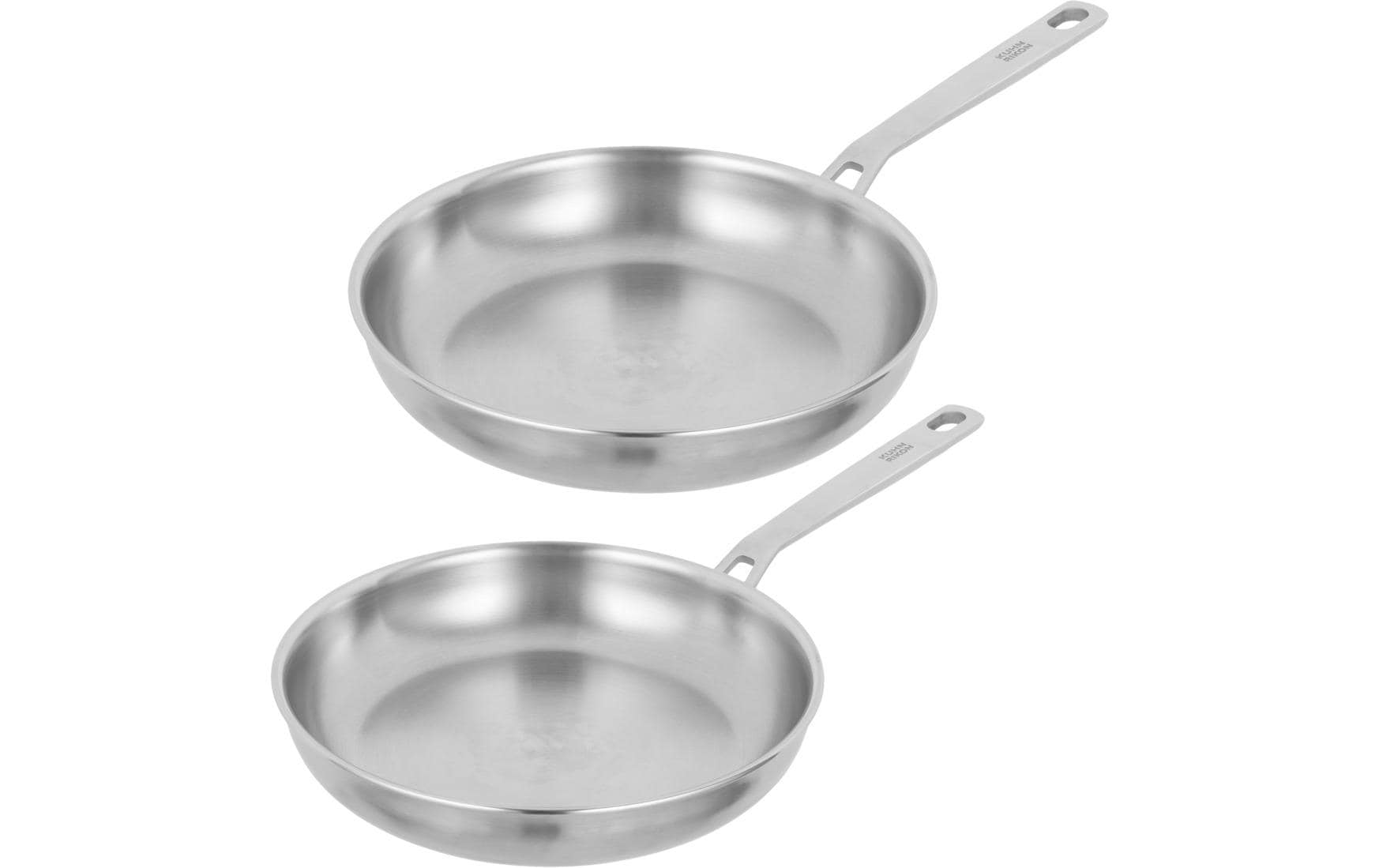 Bratpfanne Set Culinary Fiveply Ø 24 + 28 cm<br>Unbeschichtete Bratpfannen aus Edelstahl