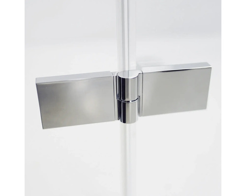 Ronde douchedraaideur Breuer Panorama R550 80x80 cm helder glasprofiel kleur chroom