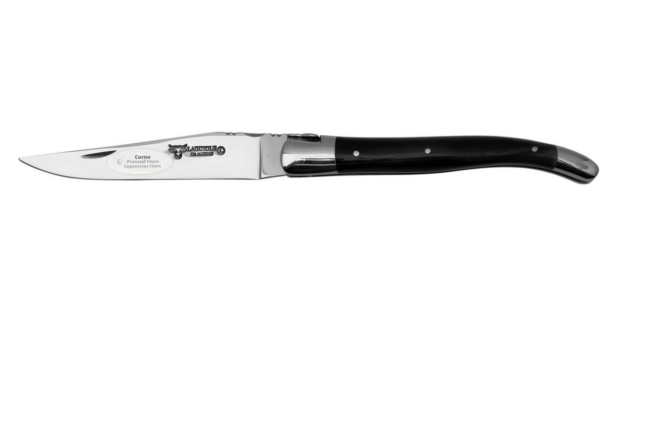Laguiole en Aubrac zakmes 12 cm hoorn, L0212CPI-SSI1