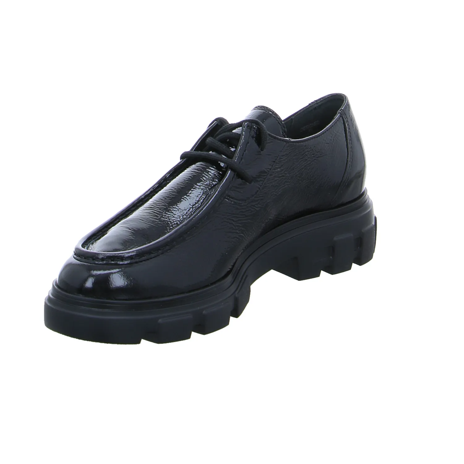 PAUL GREEN Schnürschuh Schwarz Leder